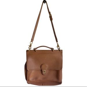 COACH 9927 Vintage leather purse satchel brown